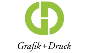 Sponsorenlogo UNTERSTÜTZER – GRAFIK+DRUCK – Qualität, die Eindruck hinterlässt